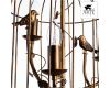 Подвесная люстра Arte Lamp Gabbia A1865SP-3BG