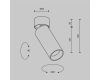 Спот Maytoni Technical Focus Led C055CL-L12W3K-SS-B