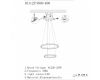 Подвесная люстра iLedex Axis 10112P/2-39W-3000K (6/4) BR