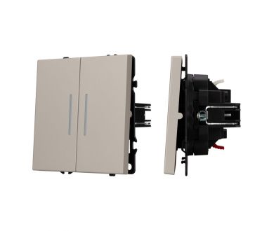 Купить Механизм выключателя двухклавишный непроходной Arlight LED SWT-NOBE-MK02-SFPL-L-CA (230V, 10A) 059417 Механизм выключателя двухклавишный непроходной Arlight LED SWT-NOBE-MK02-SFPL-L-CA (230V, 10A) 059417