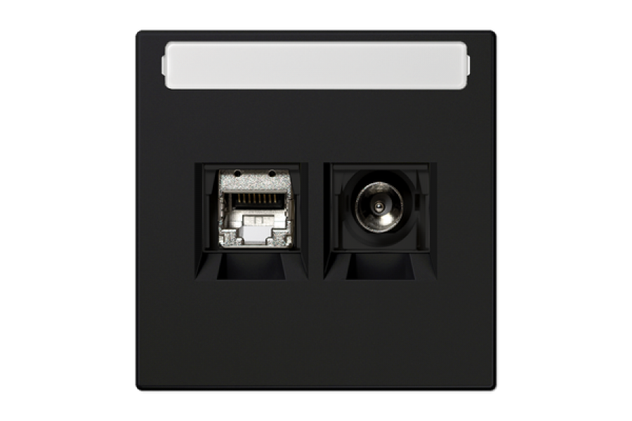 Розетка Smart TV Jung MMDLS4521SWM