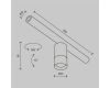 Трековый светильник Maytoni Focus LED C103CL-5W3-6K-B