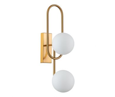 Бра Indigo Opaco 11015/2W Brass V000151