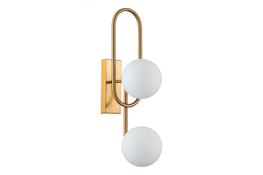 Бра Indigo Opaco 11015/2W Brass V000151