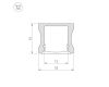 Профиль Arlight ALU-SLIM-H15-2000 ANOD+FROST 018246