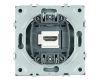 Розетка HDMI 2.0 Type A (механизм) Stekker Эмили RST00-5118-09 антрацит soft touch 50168
