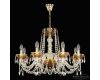 Подвесная люстра Bohemia Ivele Crystal 5402/8/240 G Amber/M-1F