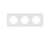 Рамка на 3 поста алюминиевая Arlight FRM-AKIRY-AL-3-SR 049728