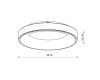 Потолочный cветильник Nowodvorski Nikki Round Led White 11201