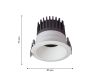 Встраиваемый светильник Favourite Mortise 4424-1C