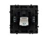 Механизм телефонной розетки Arlight SCT-NOBE-MTL1-SFPL-BK (RJ-11, 4C) (Черный оникс) 054301