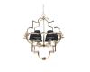 Подвесная люстра Lumina Deco Baltimore LDP 8020-6 GD+BK
