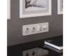 Рамка на 4 поста Werkel Platinum алюминий 4690389184505 W0042606