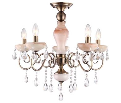Купить Потолочная люстра Arte Lamp Onyx Red A9591PL-5AB Потолочная люстра Arte Lamp Onyx Red A9591PL-5AB