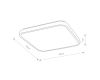 Потолочный cветильник Nowodvorski Agnes Square Led Pro White 10991