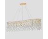 Подвесная люстра Crystal Lux ABRIL SP12 L1200 GOLD