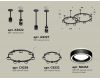 Комплект подвесного светильника Ambrella Light Techno Ring XR92221004 (A9222, A9227, C9238, C9232, N8434)