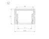 Алюминиевый профиль Arlight PDS-SM-3000 Anod 038815