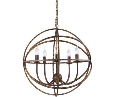 Купить Подвесная люстра Arte Lamp Kopernik A1703SP-5BR Подвесная люстра Arte Lamp Kopernik A1703SP-5BR