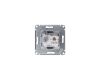Розетка двойная комп+ТВ, RJ45+TV, кат.5E Systeme Electric AtlasDesign Грифель ATN000789