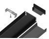 Алюминиевый накладной профиль Ambrella Light Alum Profile GP1700BK/BK