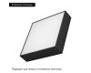 Потолочный светильник Arlight IM-QUADRO-EMERGENCY-3H-S250x250-28W Day4000 (BK, 120 deg, 230V) 041007