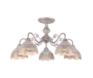 Купить Потолочная люстра Arte Lamp Sicilia A9106PL-5WG Потолочная люстра Arte Lamp Sicilia A9106PL-5WG
