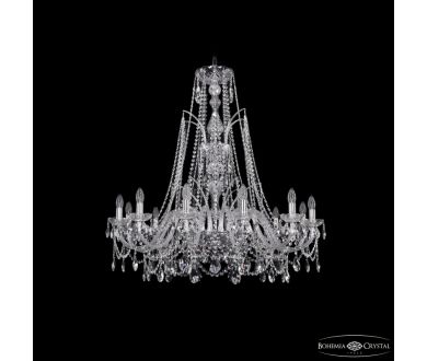Купить Подвесная люстра Bohemia Ivele Crystal 1411/12/360/XL-96 Ni Подвесная люстра Bohemia Ivele Crystal 1411/12/360/XL-96 Ni