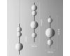 Подвесной светильник ImperiumLoft White beads 85415-22
