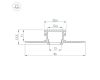 Алюминиевый профиль Arlight PDS-F-HIDE-3000 045497