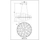 Подвесная люстра Wertmark Paula WE157.31.103