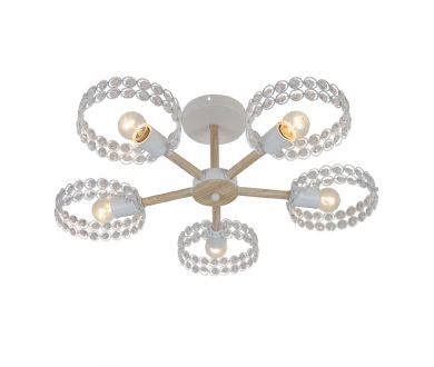 Купить Люстра на штанге Escada Banjo 679/5P White Люстра на штанге Escada Banjo 679/5P White