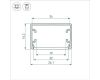 Алюминиевый профиль Arlight PLS-Lock-H16-SMT-2000 Anod 033224