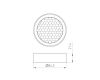 Фильтр сетчатый с посадочным кольцом Arlight LGD-HONEYCOMB-RING-R85 (WH) 046765