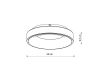 Потолочный cветильник Nowodvorski Nikki Round Led White 11206