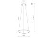 Подвесной светильник Nowodvorski Circolo Led S Black 10813