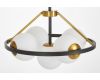 Подвесная люстра Lumina Deco Donzano LDP 8034-5 BK+WT