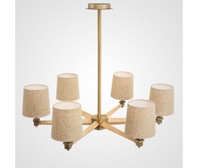 Купить Люстра на штанге ImperiumLoft Stavra Jorgenson Beige/Light Wood 203573-26 Люстра на штанге ImperiumLoft Stavra Jorgenson Beige/Light Wood 203573-26