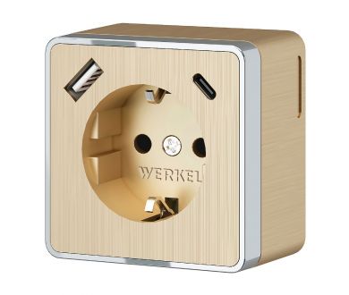 Купить Розетка с заземлением, шторками и USB тип A+C Werkel Gallant W5071710 4690389179631 a057703 Розетка с заземлением, шторками и USB тип A+C Werkel Gallant W5071710 4690389179631 a057703