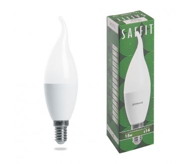 Купить Лампа светодиодная Saffit SBC3715 Свеча на ветру E14 15W 6400K 55208 Лампа светодиодная Saffit SBC3715 Свеча на ветру E14 15W 6400K 55208
