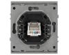 Розетка Эра Arktik 16-3107-03 информационная RJ45 алюминий Б0070476
