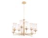 Подвесная люстра Crystal Lux GLORIA SP9 BRASS