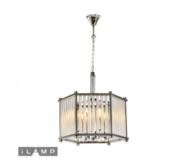 Купить Подвесная люстра iLamp Rich P9509-4 Nickel Подвесная люстра iLamp Rich P9509-4 Nickel