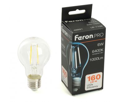 Купить Светодиодная лампа Feron LB-1106 E27 6W 6400K 48891 Светодиодная лампа Feron LB-1106 E27 6W 6400K 48891