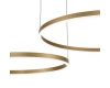 Подвесная люстра Indigo Galass 14001/2P Gold V000011L