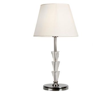 Купить Настольная лампа iLamp Alesti T2424-1 Nickel Настольная лампа iLamp Alesti T2424-1 Nickel
