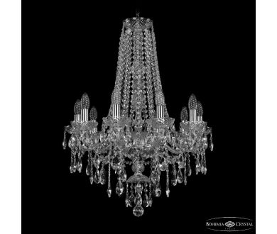 Купить Подвесная люстра Bohemia Ivele Crystal 1415/10/200/h-75 Ni Подвесная люстра Bohemia Ivele Crystal 1415/10/200/h-75 Ni