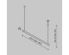 Подвес для опорного стержня Maytoni Pendant system Parity TRA130SWK-B