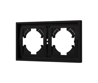 Купить Рамка пластиковая на 2 поста Arlight FRM-TENDO-SFPL-2-BK 054646 Рамка пластиковая на 2 поста Arlight FRM-TENDO-SFPL-2-BK 054646