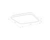 Потолочный cветильник Nowodvorski Agnes Square Led Pro Black 10987